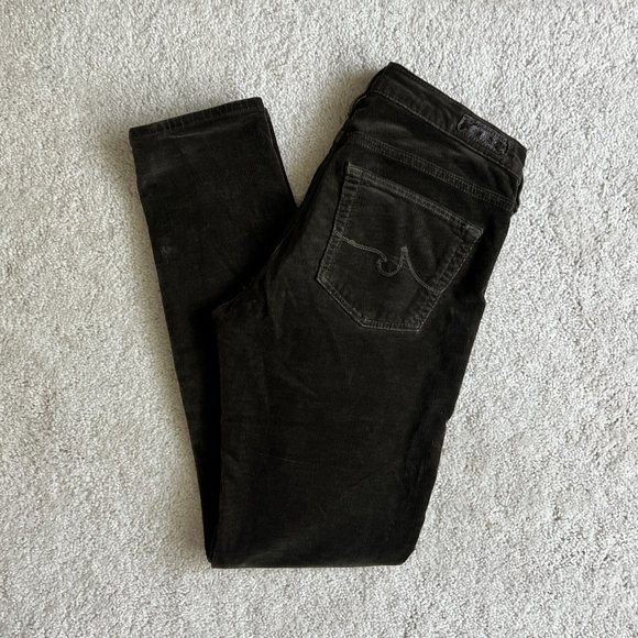 AG Adriano Goldschmied The Moto Stevie Ankle Zipper Slim Straight Corduroy - Picture 5 of 8